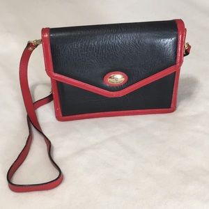 Donatello Italiano Modallo navy leather bag EUC